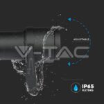 V-TAC VT-217545 12W Градинска Лампа Тип Колче Черно Тяло 4000К