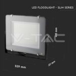 V-TAC VT-21791 300W LED Прожектор SAMSUNG Чип G2 SMD Slim Черно Тяло 4000К