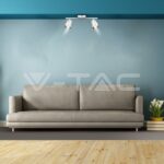 V-TAC VT-218256 12W LED Двойна Спот Лампа 4000К Бяла