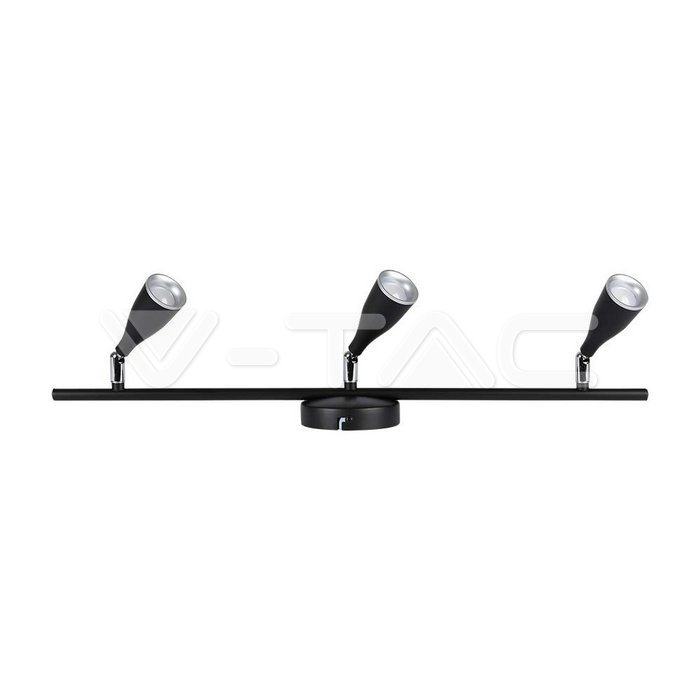 218271.jpg V-TAC VT-218273 13.5 LED Тройна Спот Лампа 4000К Черна
