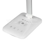 V-TAC VT-218519 7W LED Настолна Лампа Wireless Charger 3 в 1 Бяла