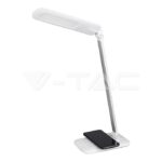V-TAC VT-218519 7W LED Настолна Лампа Wireless Charger 3 в 1 Бяла