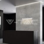 V-TAC VT-218533 18W ЛЕД Стенна Лампа Бяла IP44 3000K