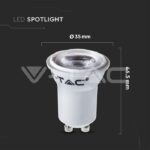 V-TAC VT-21869 LED Крушка SAMSUNG Чип GU10 2W MR11 80RA 3000K
