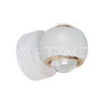V-TAC VT-23008 10W LED Стенна Лампа Бяло Тяло 3000K