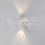 V-TAC VT-23008 10W LED Стенна Лампа Бяло Тяло 3000K