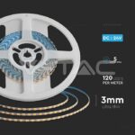 V-TAC VT-23026 LED Лента SMD 2835 120LED Двойно PCB 3мм 6500K 8W/м.