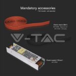 V-TAC VT-23109 20W LED Магнитен Осветител Въже 120`D 3000K Пясъчно Черно Тяло 3 Години Гаранция