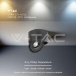 V-TAC VT-23156 20W LED Луна Външен Монтаж 3 в 1 Черно Тяло