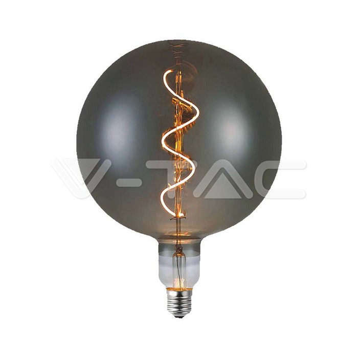 23170.jpg V-TAC VT-23170 LED Крушка 4W Filament Спирала G200S 2700K Опушен