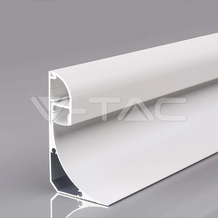 23180.jpg V-TAC VT-23180 Монтажен Kит с Дифузер Перца 2000*60*36мм за LED Лента Алуминиев 2м.
