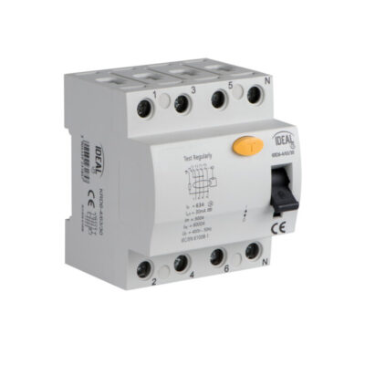 Kanlux 23185 Дефектнотокова защита. 4P KRD6-4 KRD6-4/63/30