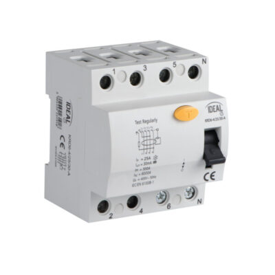 Kanlux 23191 Дефектнотокова защита. 4P KRD6-4 KRD6-4/25/30-A