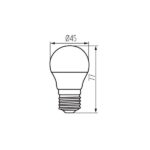 Kanlux 23425 ЛЕД Лампа BILO LED E27 220V 4.5W 3000K