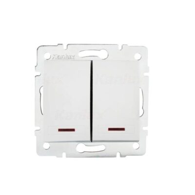 Kanlux 24715 Двоен електрически ключ LED DOMO
