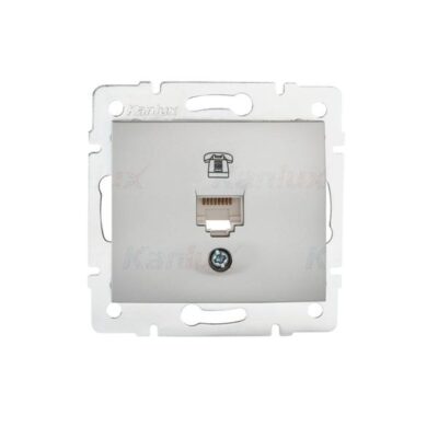 Kanlux 24869 Единична телефонна розетка (RJ11) DOMO