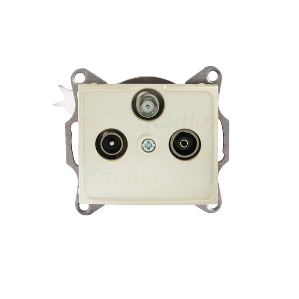24984.jpg Kanlux 24984 Крайно гнездо R-TV-SAT DOMO