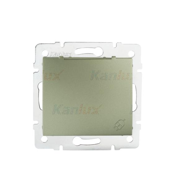 25027.jpg Kanlux 25027 Електрически контакт със заземяване IP44 Schuko DOMO