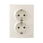 Kanlux 25154 Двоен електрически контакт Schuko. комплект LOGI