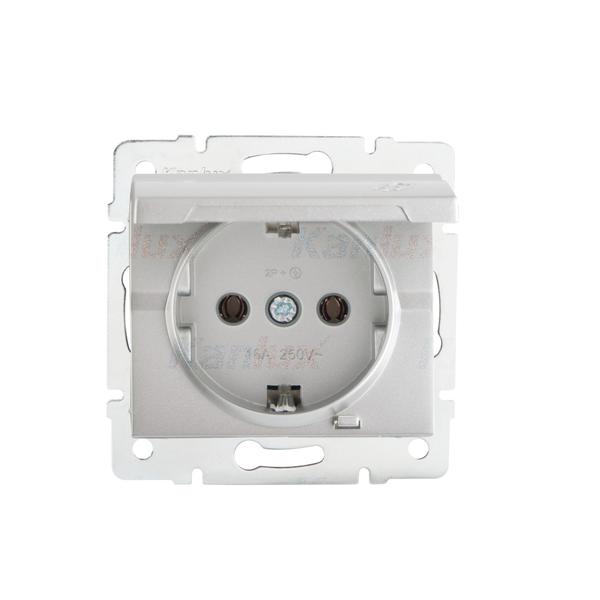 25205.jpg Kanlux 25205 Електрически контакт със заземяване IP44 Schuko LOGI