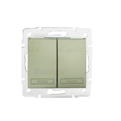 Kanlux 25366 Двоен електрически ключ DOMO