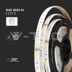 V-TAC VT-2628 LED Лента 28W 5050/54 RGB + 3 в 1 IP65 Сет Смарт
