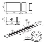 Kanlux 26327 Комплект LED COB SET 220V 18W 4000K