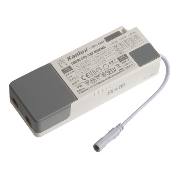 Kanlux 26384 Захранващо устройство за LED TIBERI CCT DRIVER TIBERI DRV C&P M500MA