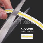 V-TAC VT-2678 LED COB Лента Сет IP20 24V 6000K 420 LEDs 10W/m /2669 + 3264/