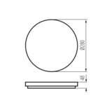 Kanlux 26987 LED плафониера VARSO CCT VARSO 12-20W-CCT-O-SE
