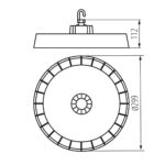 Kanlux 27163 LED осветително тяло high bay HB PRO STRONG 100W-NW