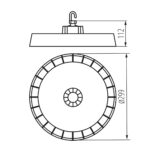 Kanlux 27166 LED осветително тяло high bay HB PROSTRONG 150W DALI HB PROSTRONG 150WD