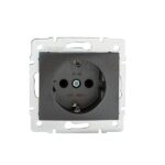 Kanlux 27201 Единичен захранващ контакт Schuko със защита на контактите DOMO