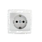 Kanlux 27202 Единичен захранващ контакт Schuko със защита на контактите DOMO