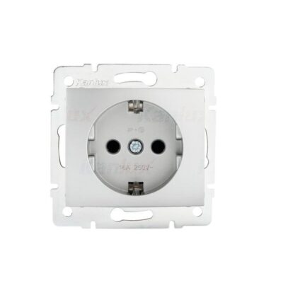 Kanlux 27202 Единичен захранващ контакт Schuko със защита на контактите DOMO