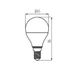 Kanlux 27307 Източник на светлина IQ G45 4000K 7.5W E14 220V