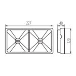Kanlux 27529 Аварийно осветително тяло LED ONTEC S 20M1X AT W