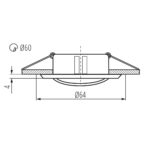 Kanlux 2755 Точково таванно осветително тяло CEL CTC-5519-C/M