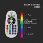 V-TAC VT-2771 LED Крушка 3.5W Е14 А80 Кендъл Димираща С Дистанционно RGB 6400K