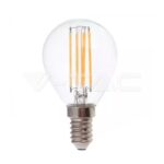 V-TAC VT-2845 LED Крушка 6W Filament E14 P45 2700К