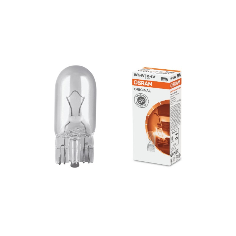 2845-w5w-24v-w21x95d-unpacked.jpg Osram 4050300891552 АВТОМОБИЛНА ЛАМПА 2845 W5W 24V W2.1x9.5d UNPACKED