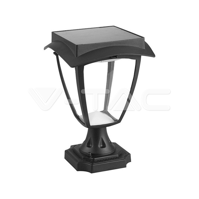 2893.jpg V-TAC VT-2893 2W LED Соларна Наземна Лампа Черен Мат 3000К+6000К