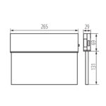 Kanlux 28979 Аварийно осветително тяло LED ONTEC G E1E180MATW