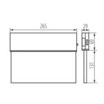Kanlux 28987 Аварийно осветително тяло LED ONTEC G E1E180NMATW