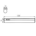 Kanlux 29218 LED осветително тяло за монтаж под шкафове MERA CCT MERA LED 15W CCT