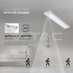 V-TAC VT-2966 2.5W LED Лампа за Гардероб/Шкаф Сребърно Тяло 4000К IP20