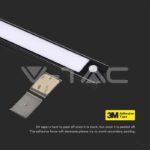 V-TAC VT-2967 2.5W LED Лампа за Гардероб/Шкаф Черно Тяло 4000К IP20