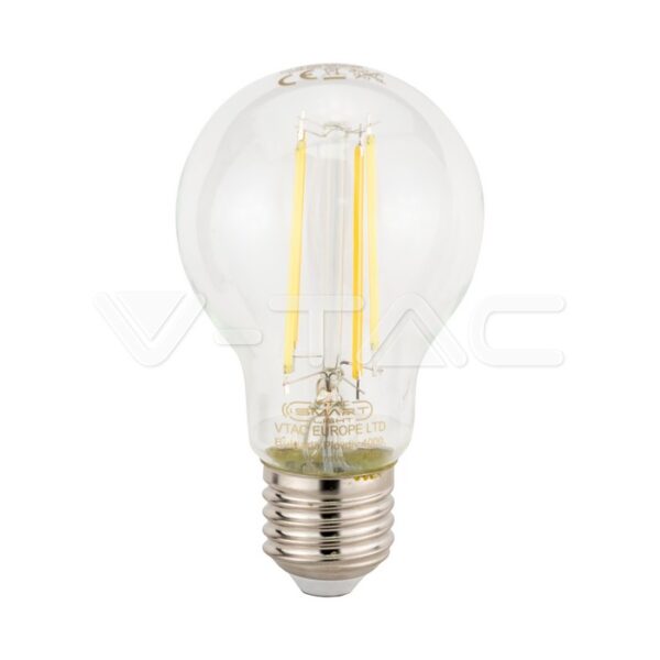 V-TAC VT-3001 LED Крушка Filament Smart 3в1 Amazon Alexa и Google Home Съвместимост