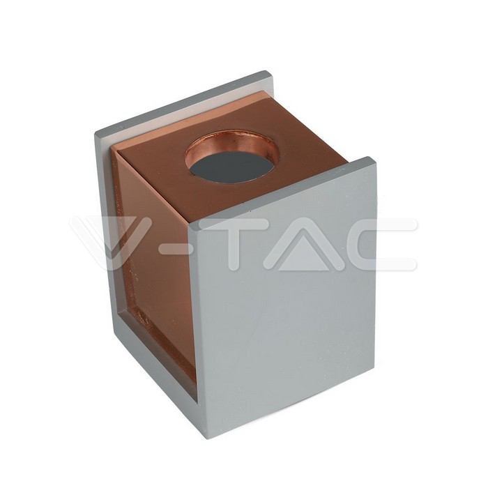 3141.jpg V-TAC VT-3141 GU10 Гипсова Отливка Външен Монтаж Розово Златно Дъно