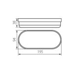 Kanlux 31493 Канално осветително тяло TOLU LED TOLU C LED 12W-NW-B